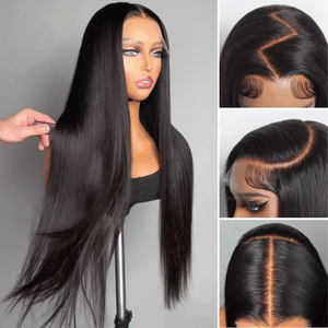 HD Lace Super Natural Silky Bone Straight Glueless 13x4 Frontal Lace Wig 100% Human Hair 20"