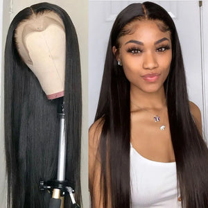 Silky Straight Compact Frontal Lace Wig
