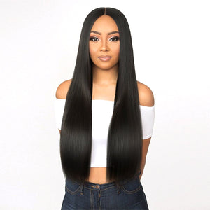 Silky Bone Straight 13X4 Frontal Lace Wig 34