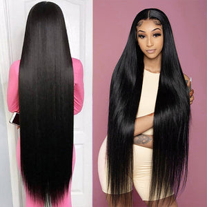 Density Bone Straight 13X4 Lace Frontal 450 Gram Wig